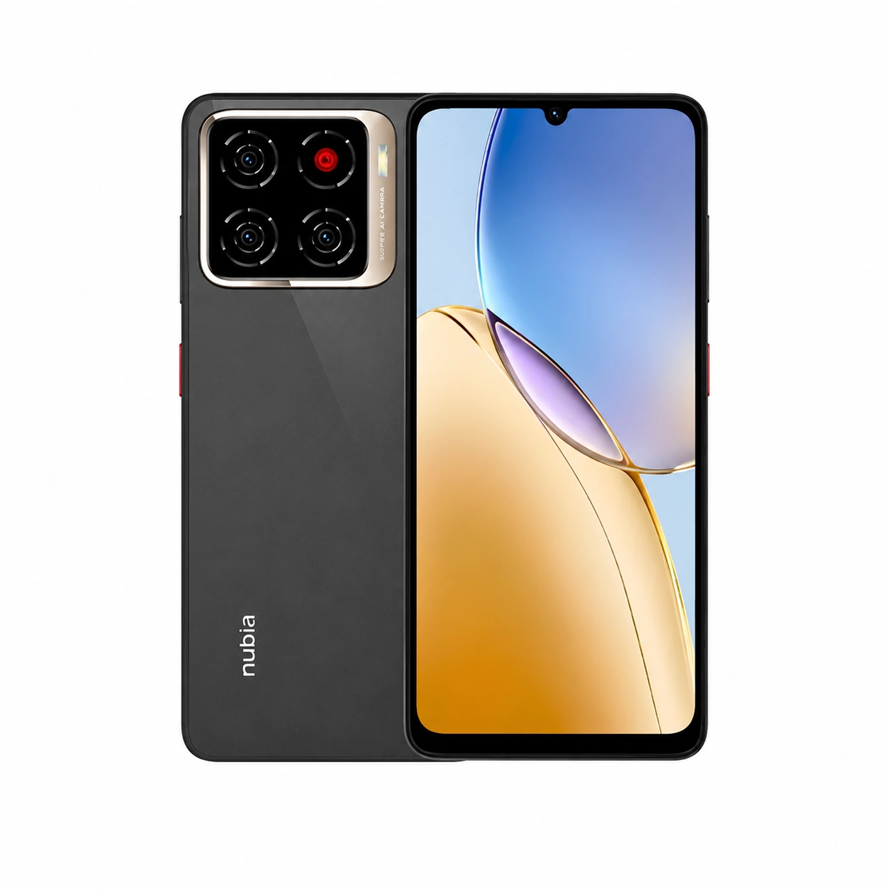 nubia-a56-black Nubia A56 - Gambar 1