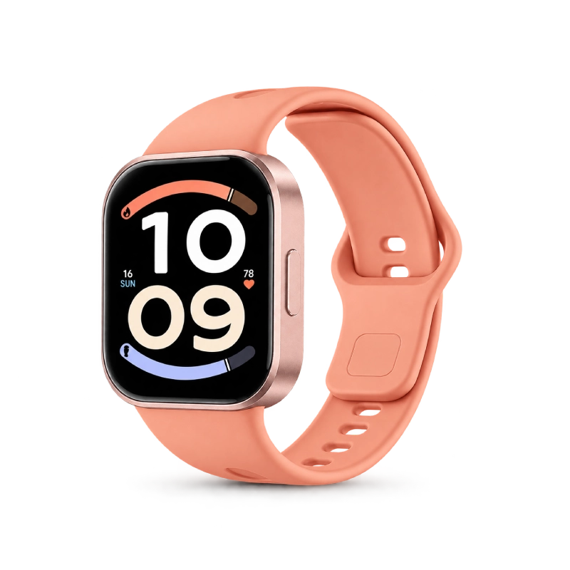 Xiaomi Redmi Watch 6 Active smartwatch dengan pilihan warna Midnight Black, Matte Silver, dan Sunset Orange